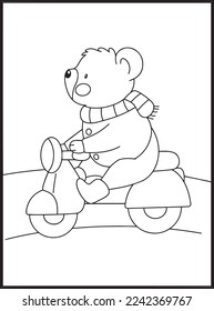 Bear Coloring pages For Kids