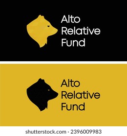 bear, company, alto relative fund, animal logo, investment