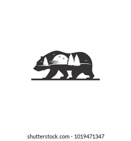 Bear concepts logo vector creative symbol modern