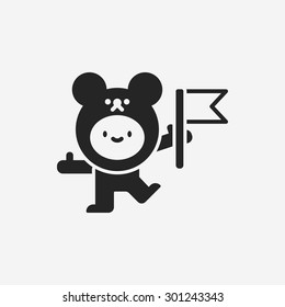 bear costume icon