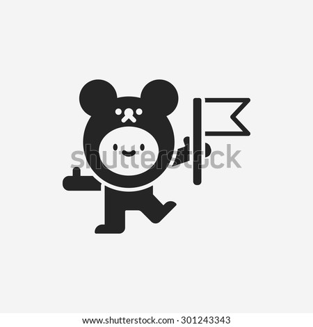bear costume icon