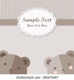 Bear Couple Card