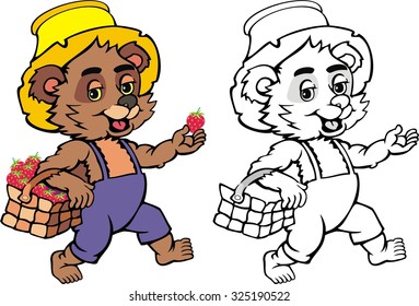bear cub  cartoon