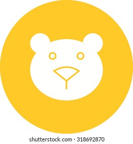 Bear, cub, polar icon vector image. Can also be used for Animals and Insects. Suitable for mobile apps, web apps and print media.