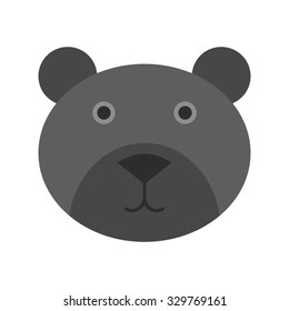 Bear, cub, polar icon vector image. Suitable for mobile apps, web apps and print media.