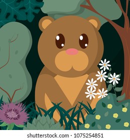 Bear cute animals cartoons