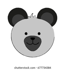 bear or cute stuffed animal icon image 