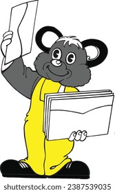  Bärenpuppe, Vektorgrafik