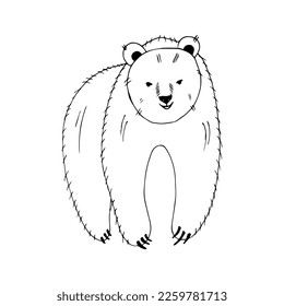 El estilo doodle se basa en un fondo blanco aislado.