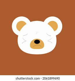 El oso emoji expresa diferentes emociones según los sentimientos.