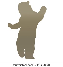 bear eps file with white animal illustration, bear illustration   modern symbol logo Experience the untamed beauty of nature with our captivating bear illustration. Perfect for posters, books, or bran