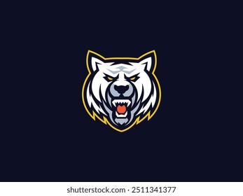 Urso Logotipo Esport Eu Urso Cabeça