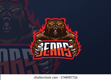 Bear - Esport Logo Template