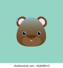 bear face expression