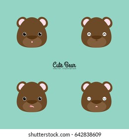 bear face expression