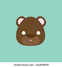 bear face expression