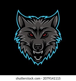 bear face logo vector template emblem
