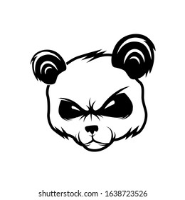 bear face vector design graphic