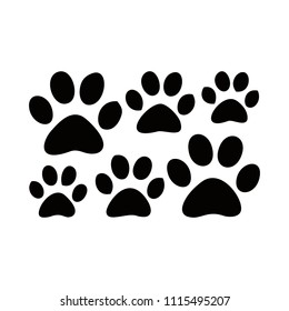 logo vectorial de los animales de los pies de oso