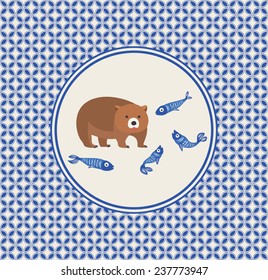 Bear and Fishes