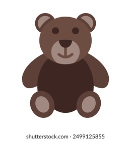 Bear Flat Icon Design For Personal nad Commercial Use