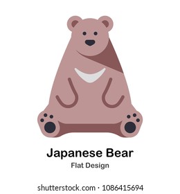 Bear flat illustration