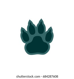 Bear foot print logo