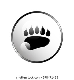 Bear footprint.