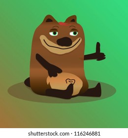 bear in forest