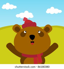Bear in the forest