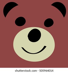 Bear Funny cartoon animal toy. 