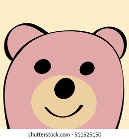Bear Funny cartoon animal toy. 