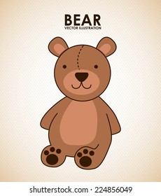 bear graphic design , vector illustration