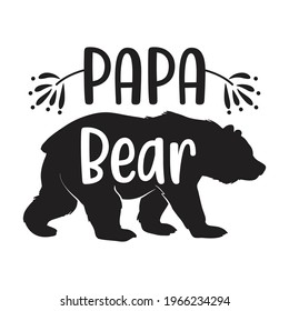 Premium Vector  Mama bear papa bear baby bear bear family isolated on  white background