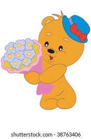 bear in hat