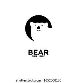 Bear Head Circle Logo Icon Design Stock Vector (Royalty Free) 1652308183