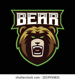 Gaming-Logo für Bärenköpfe