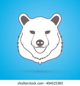 Bear Head Graphic Vector Stock Vector (Royalty Free) 404525383 ...