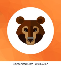 Bear head icon