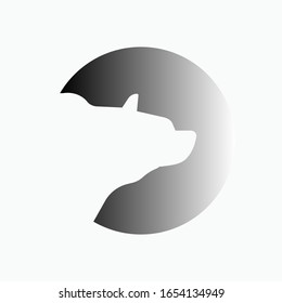 Icono de la cabeza del oso en estilo glifo. Ilustración de silueta silvestre como símbolo vectorial simple y moderno para diseño y sitios web, presentaciones o elementos de aplicaciones.