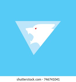 bear head icon shape