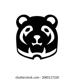 Bear Head Logo Vector Design Template Stock Vector (Royalty Free ...