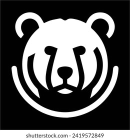Bear head , Bear head minimalist