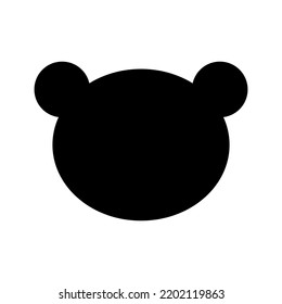 Bear Head No Face Vector Illustration Stock Vector (Royalty Free ...