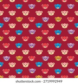 Patrones de cabeza de oso para niños, Anuncios, ropa y texturas