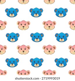 Patrones de cabeza de oso para niños, Anuncios, ropa y texturas