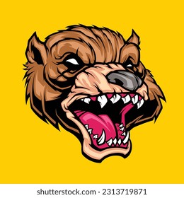 bear head vector for commercial use