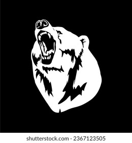 Bear Head Vector great for logo