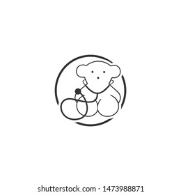 BEAR HEALTH LOGO DESIGN SIMPLE