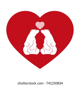 bear and heart